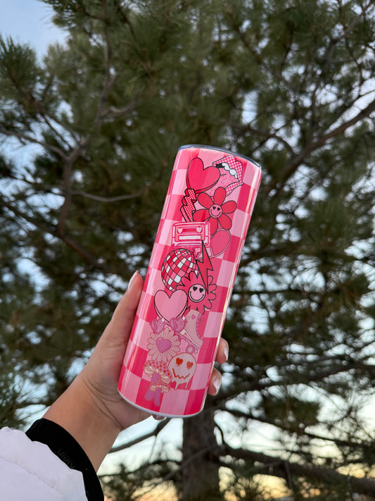 Retro stainless steel tumbler